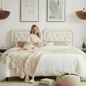king headboard tufted 3