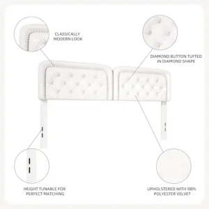 king headboard tufted 5