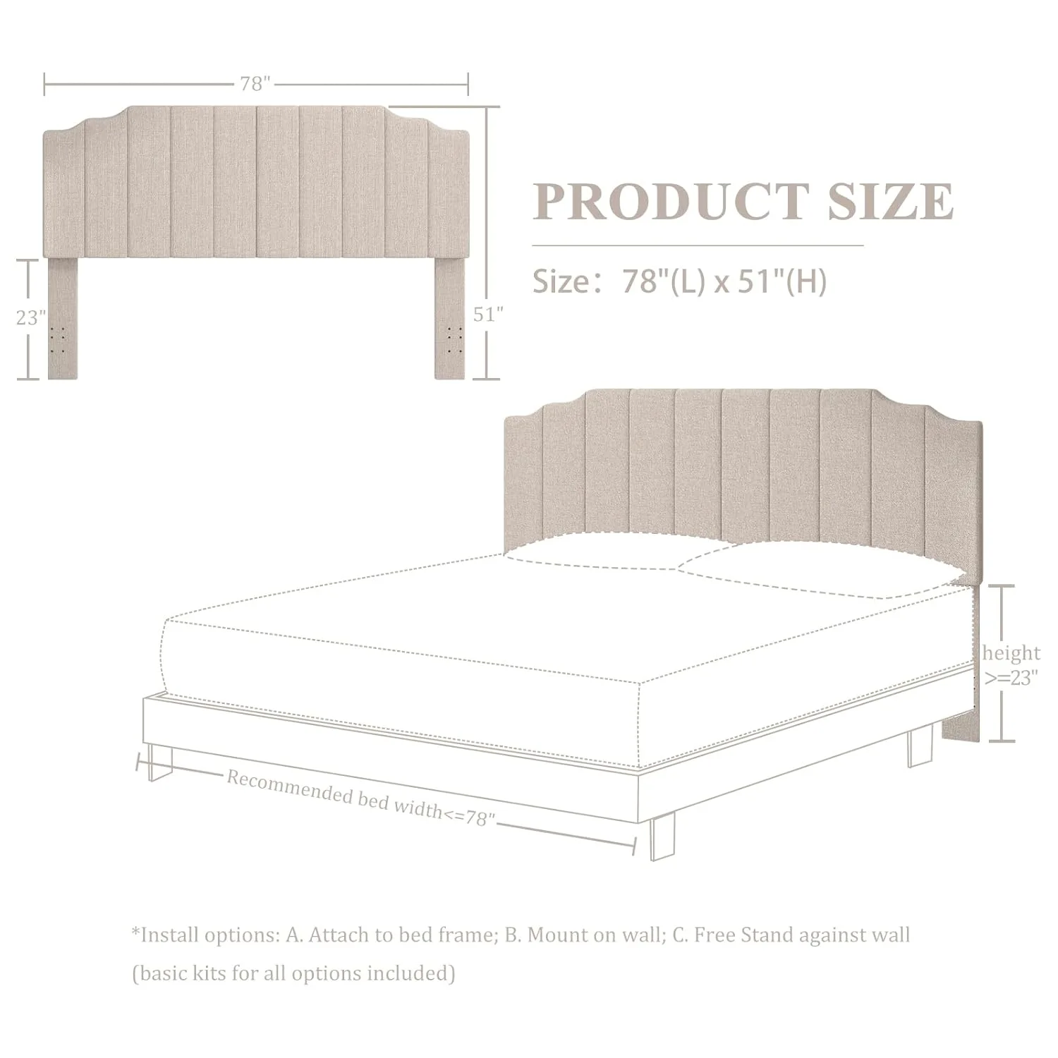 king headboard wall mounted 2