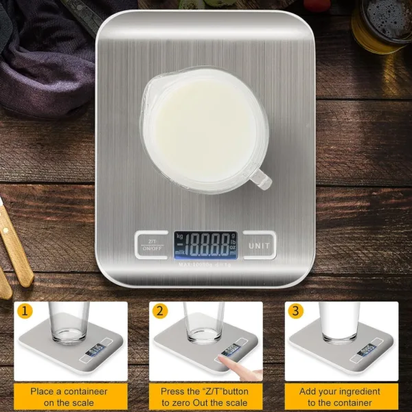 kitchen scale digital food 5