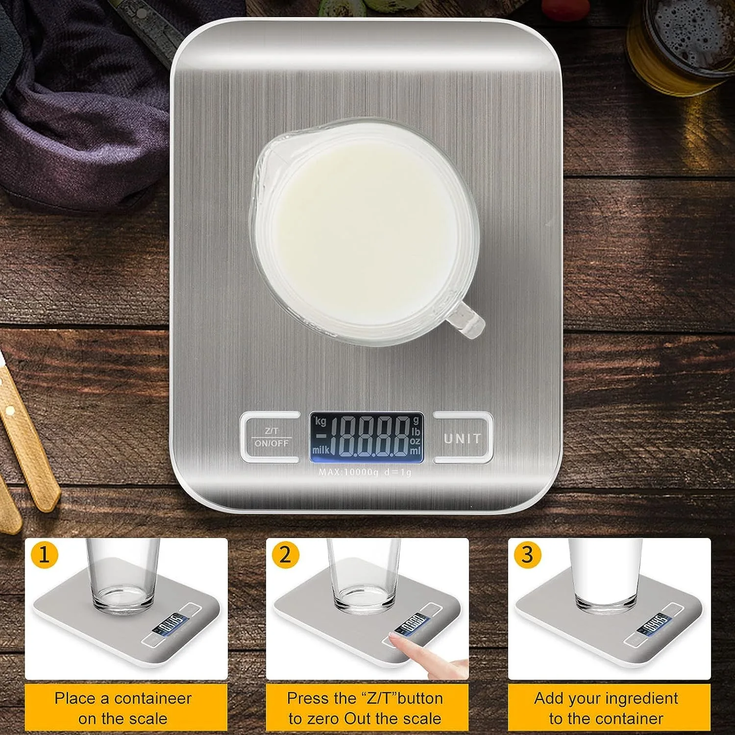 kitchen scale digital food 5