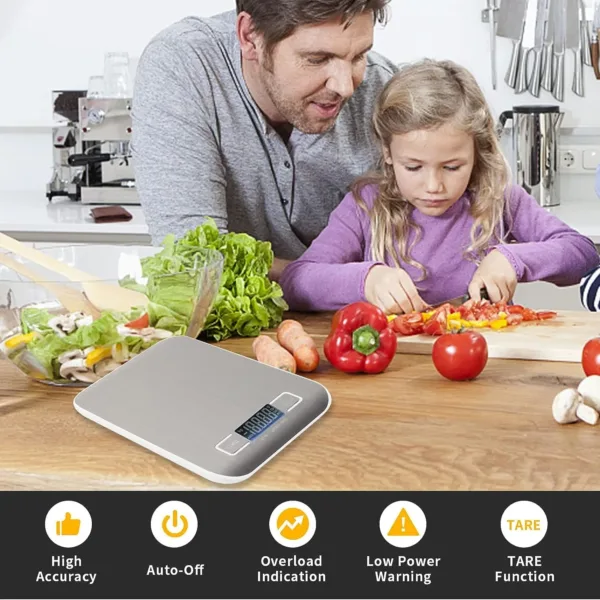 kitchen scale digital food 6