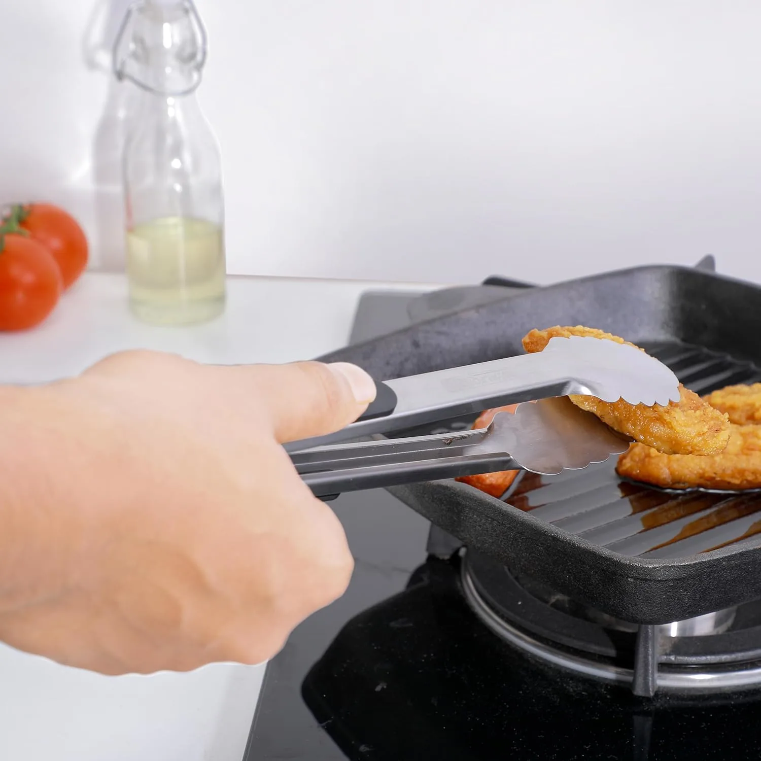 kitchen tongs stainless steel 6