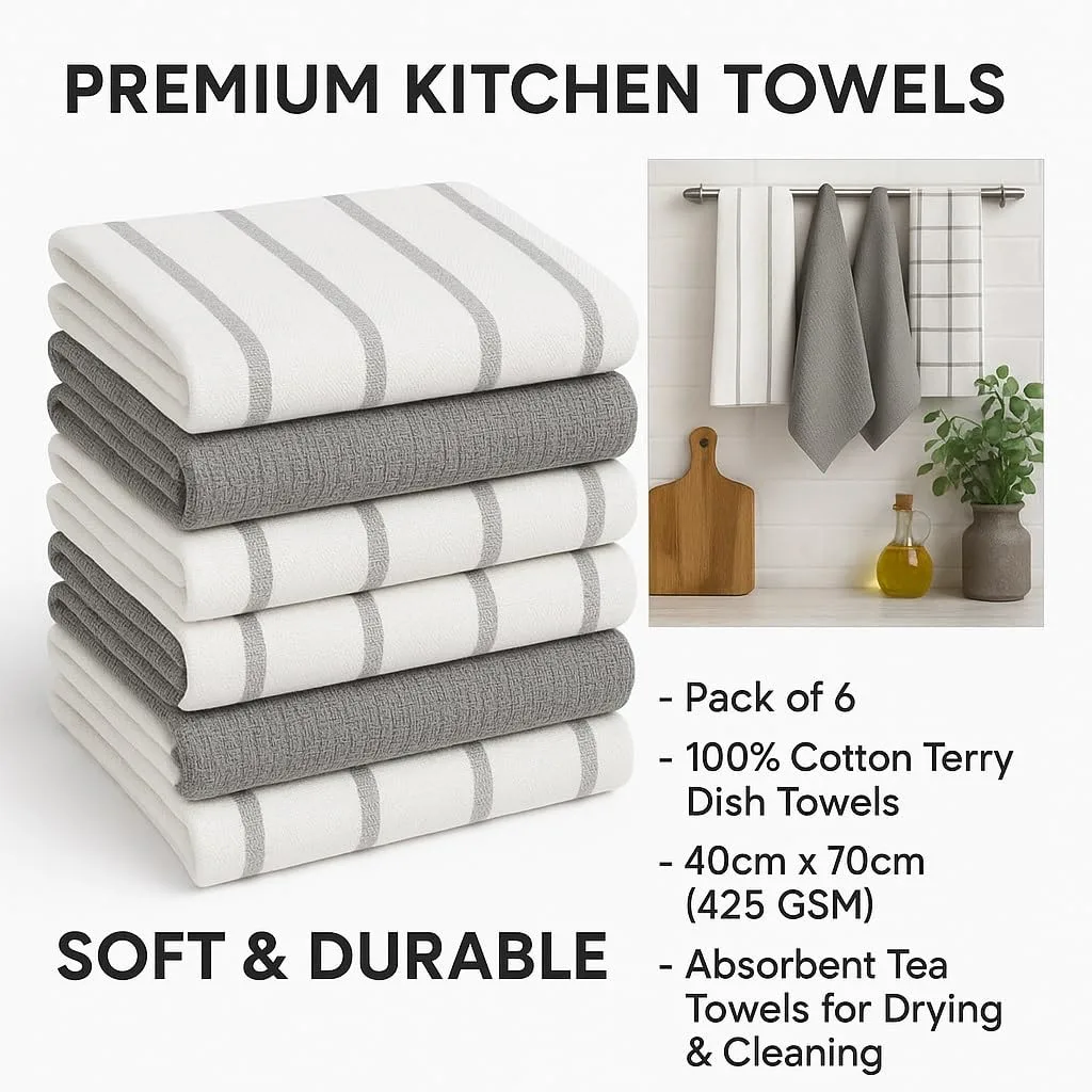kitchen towels pack 4