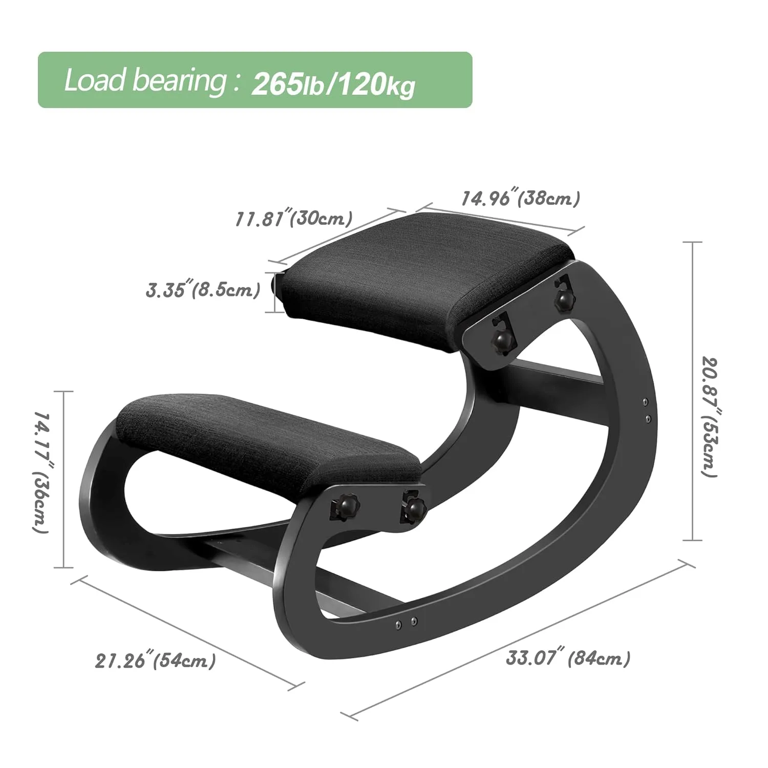 kneeling chair posture 3