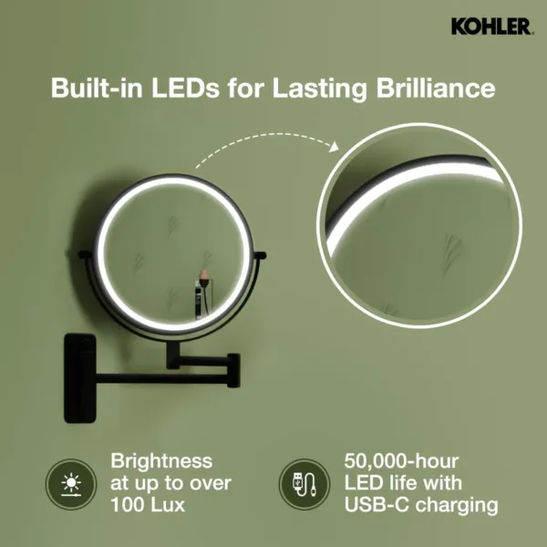 kohler lighted makeup mirror 3