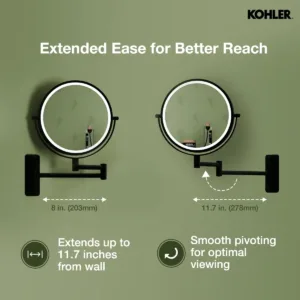 kohler lighted makeup mirror 4