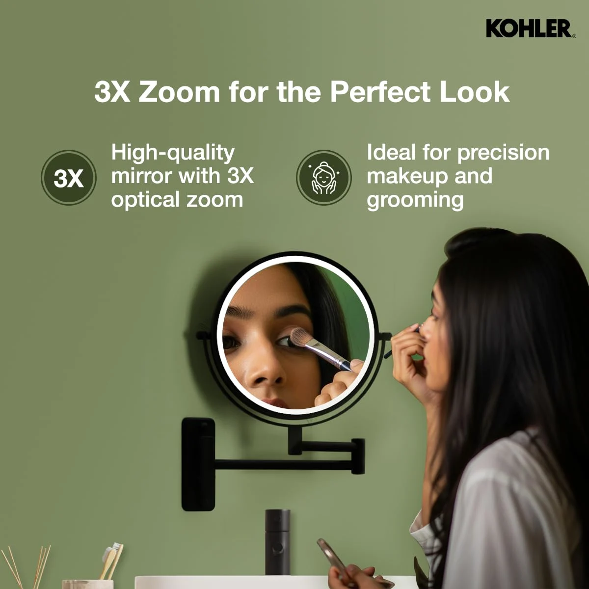 kohler lighted makeup mirror 6