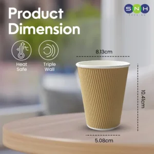 kraft ripple coffee cups 2