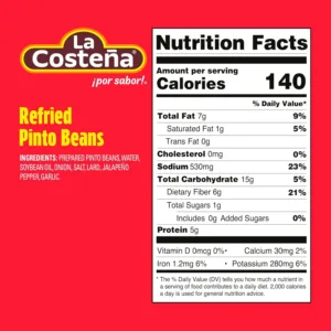 la costena refried beans 2