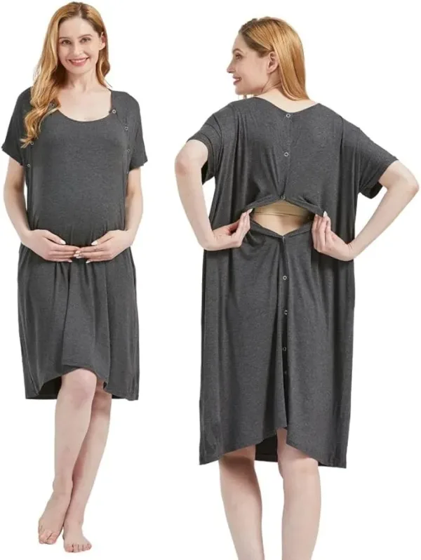 labor delivery nursing gown 7