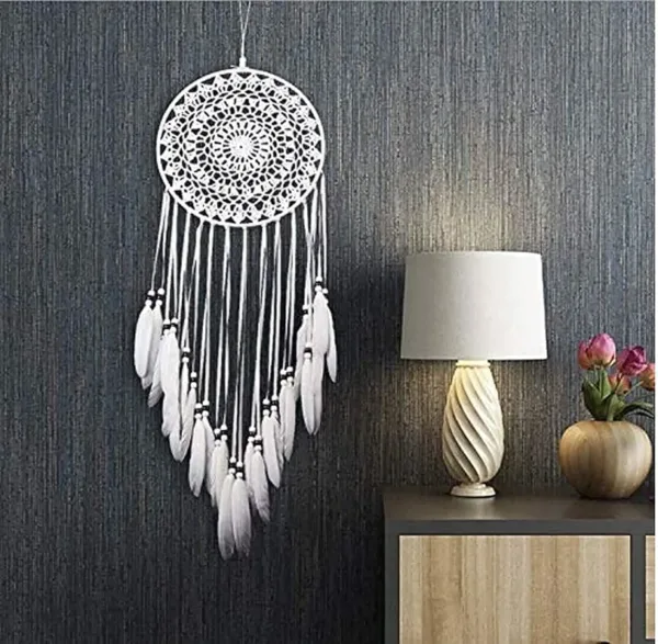 lace flower dreamcatcher 1