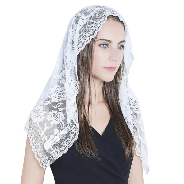 lace mantilla veil 1