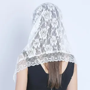 lace mantilla veil 3