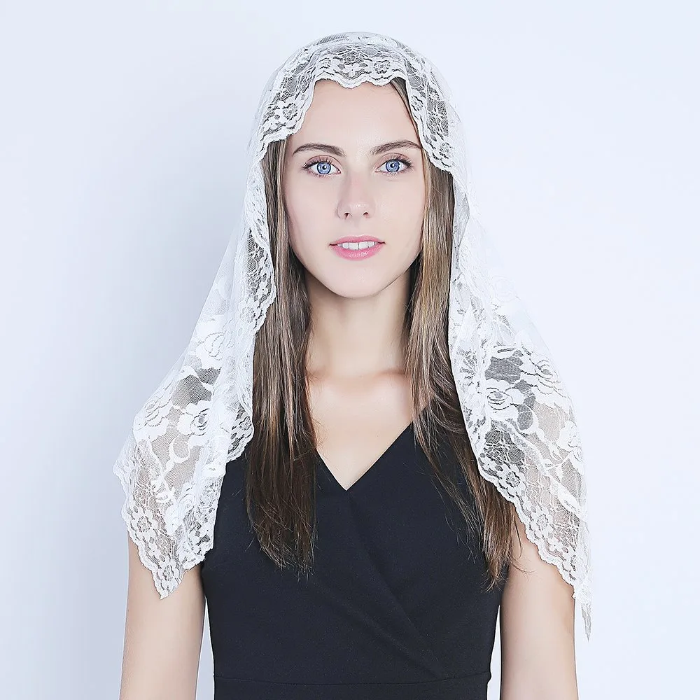 lace mantilla veil 4