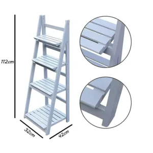 ladder bookshelf foldable 2