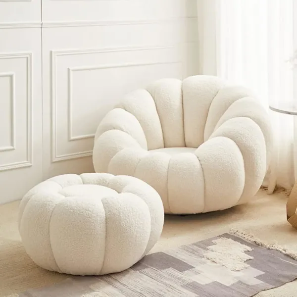lamb fleece sofa 1
