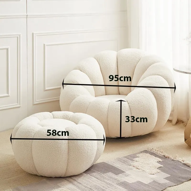 lamb fleece sofa 2