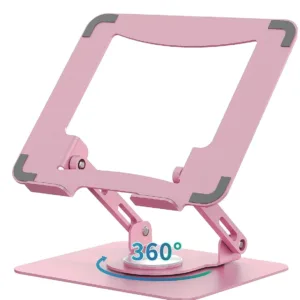 laptop stand rotating pink 1