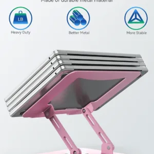 laptop stand rotating pink 6