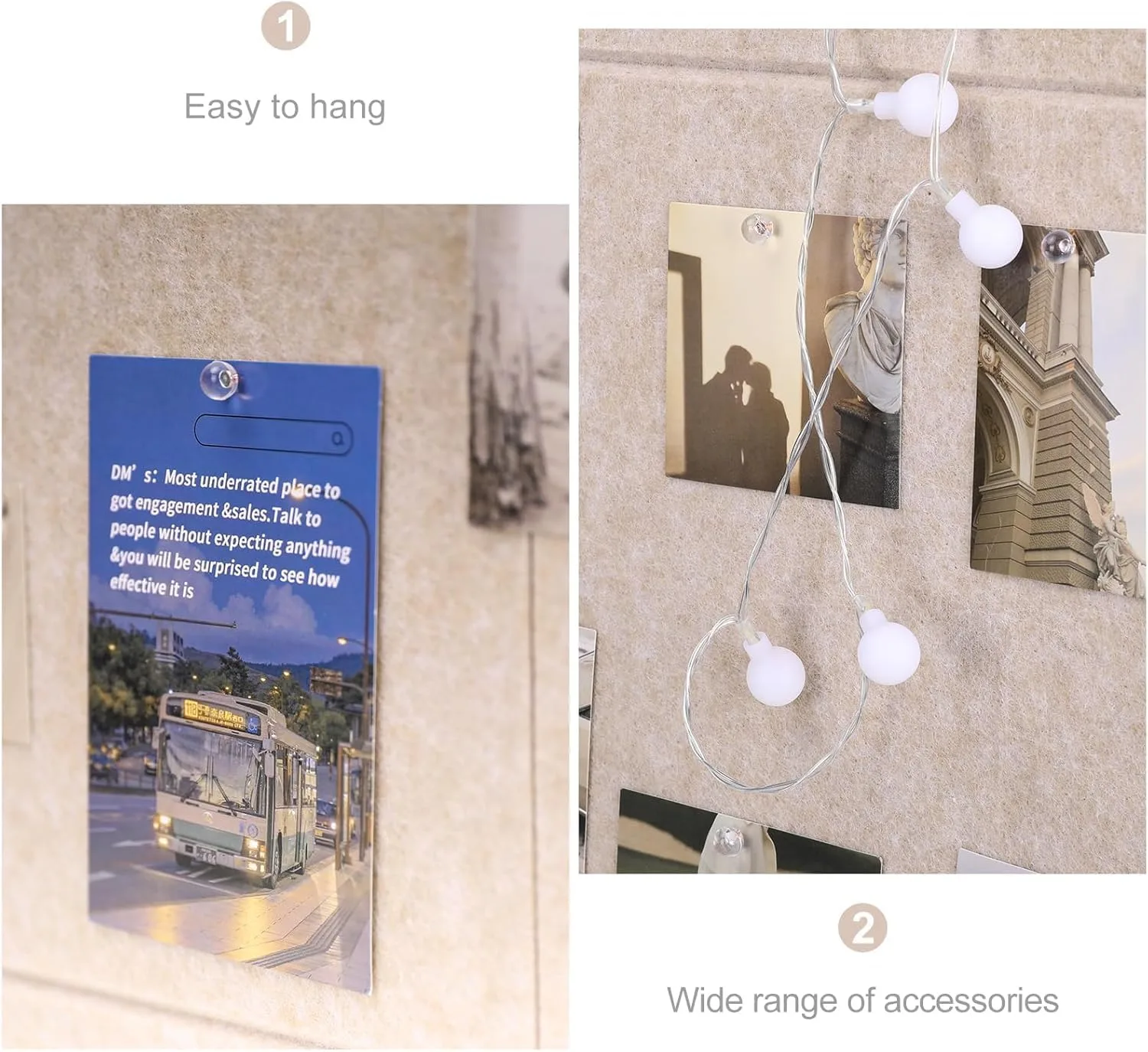 large felt bulletin board 6