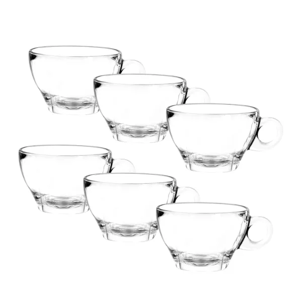 latte glasses set 3