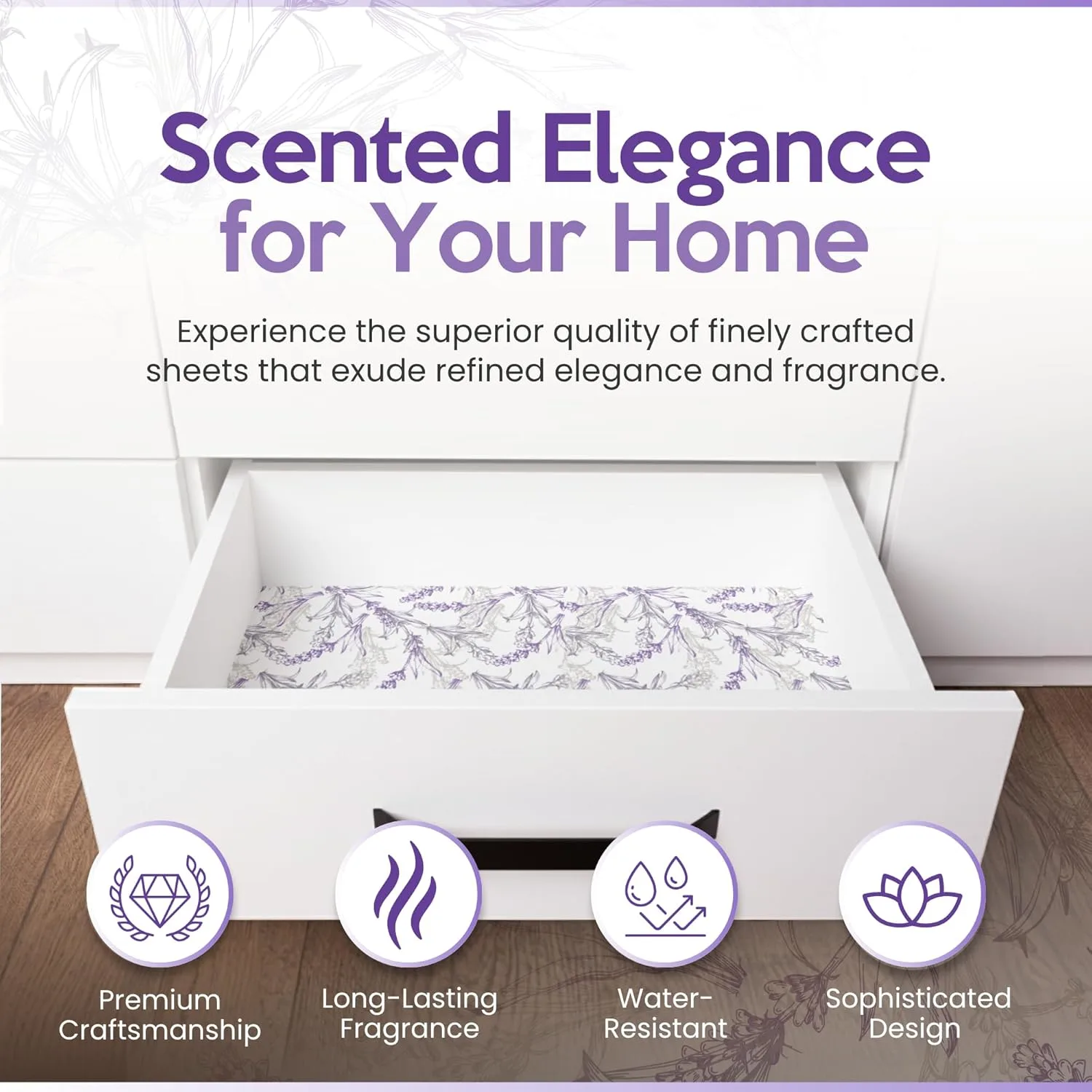 lavender drawer liners 2