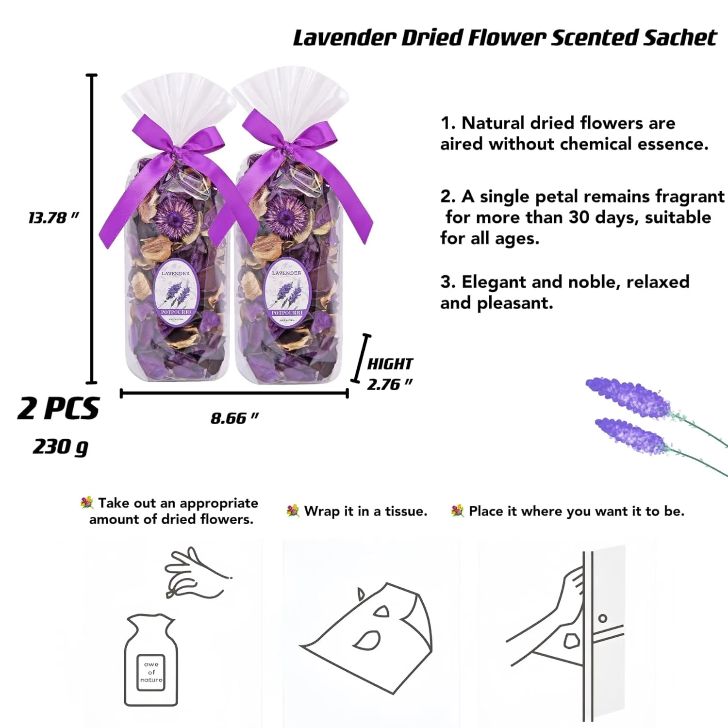 lavender scented dried flowers 4