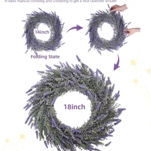 lavender wreath front door 2