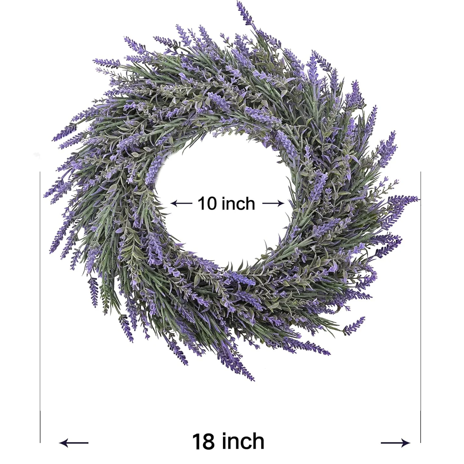 lavender wreath front door 3