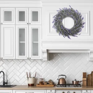 lavender wreath front door 4