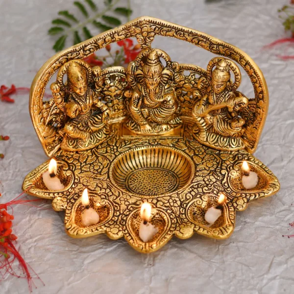 laxmi ganesh saraswati diya 1