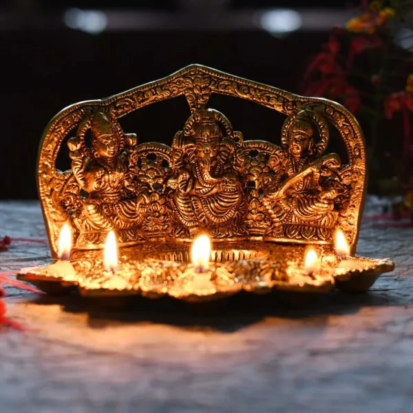 laxmi ganesh saraswati diya 6