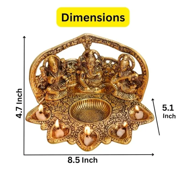 laxmi ganesh saraswati diya 7