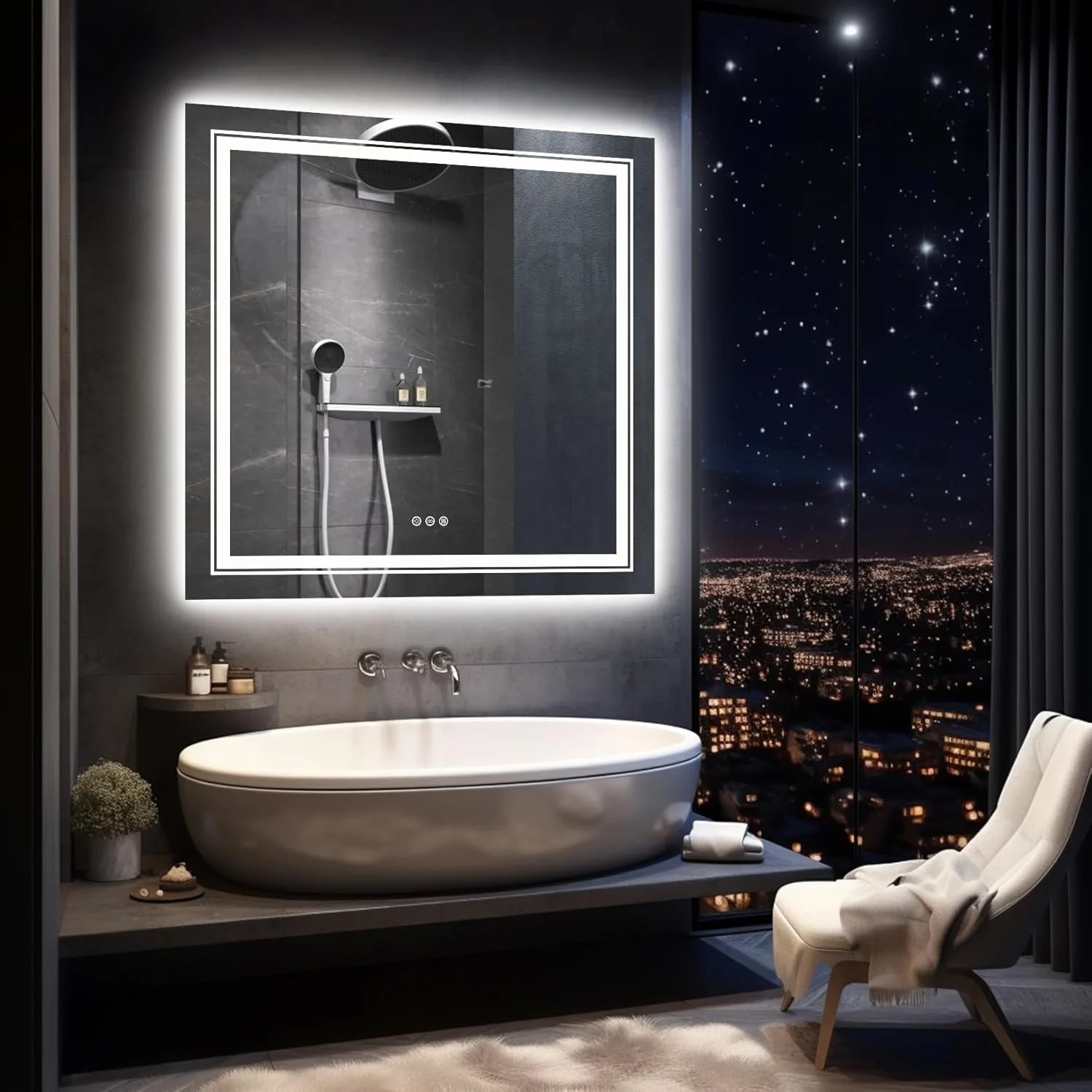 led bathroom mirror 2