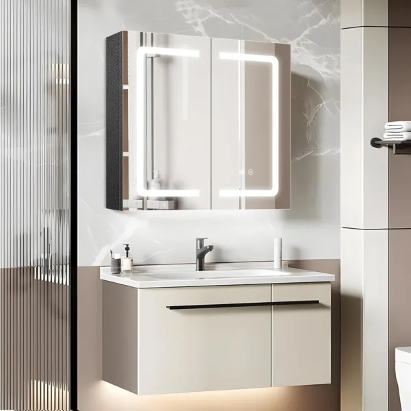 led bathroom mirror cabinet 3