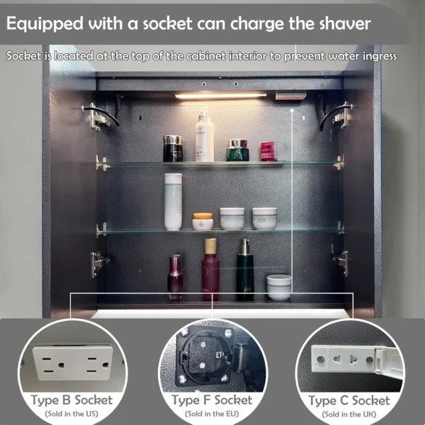 led bathroom mirror cabinet 7