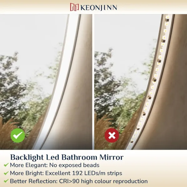led bathroom mirror round 4