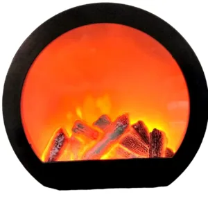 led fireplace lantern 1