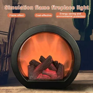 led fireplace lantern 4