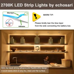 led strip lights battery 5