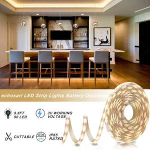 led strip lights battery 7