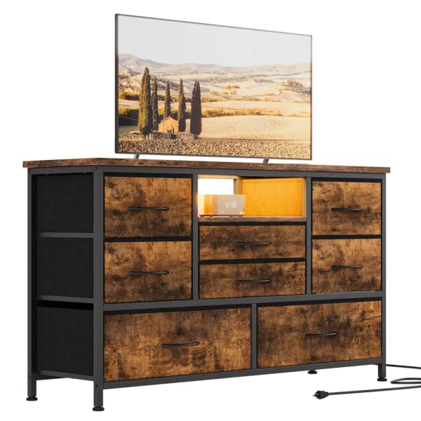 led tv stand dresser 1