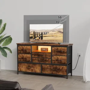 led tv stand dresser 4