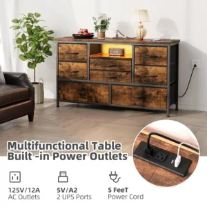 led tv stand dresser 5