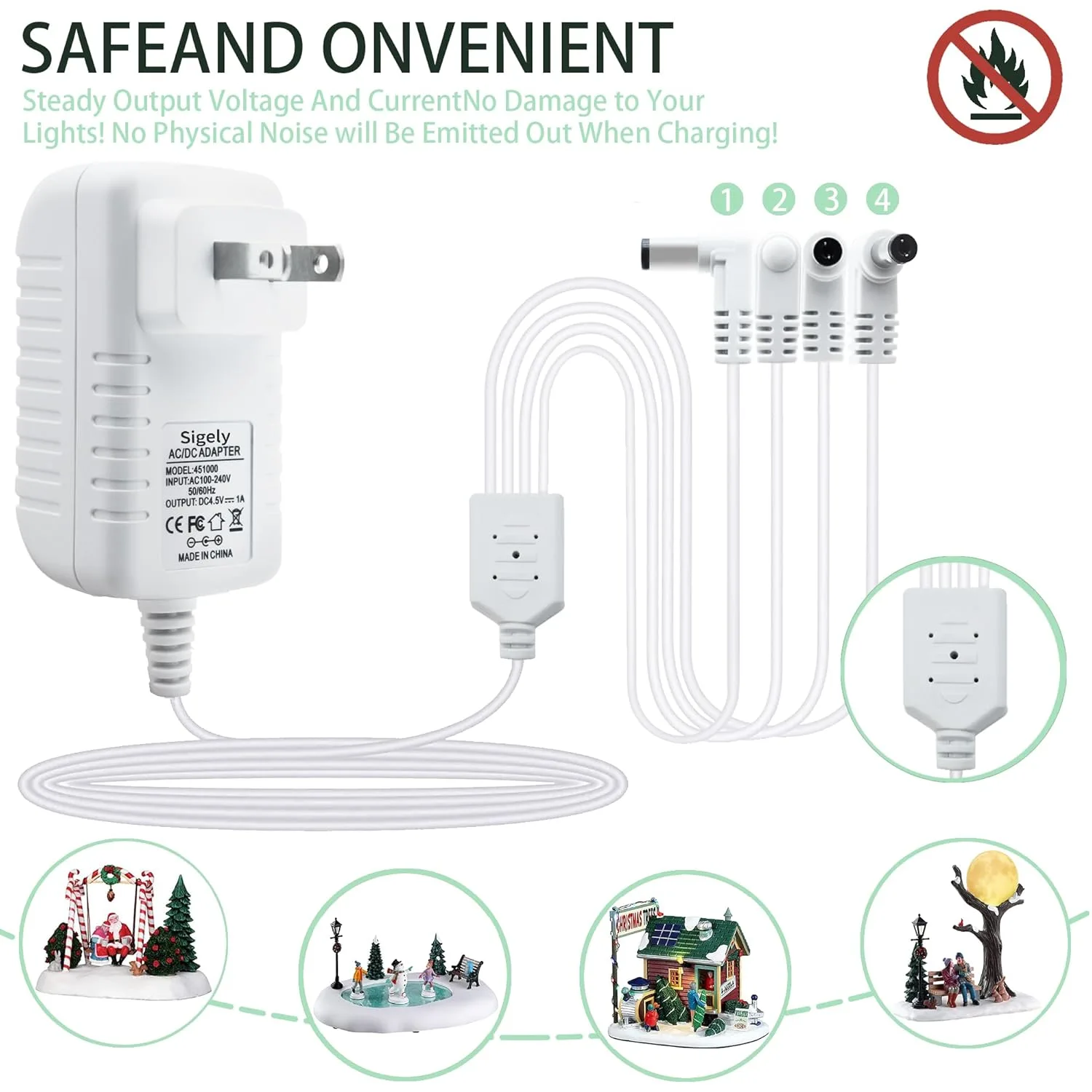 lemax 4.5v power adapter 5