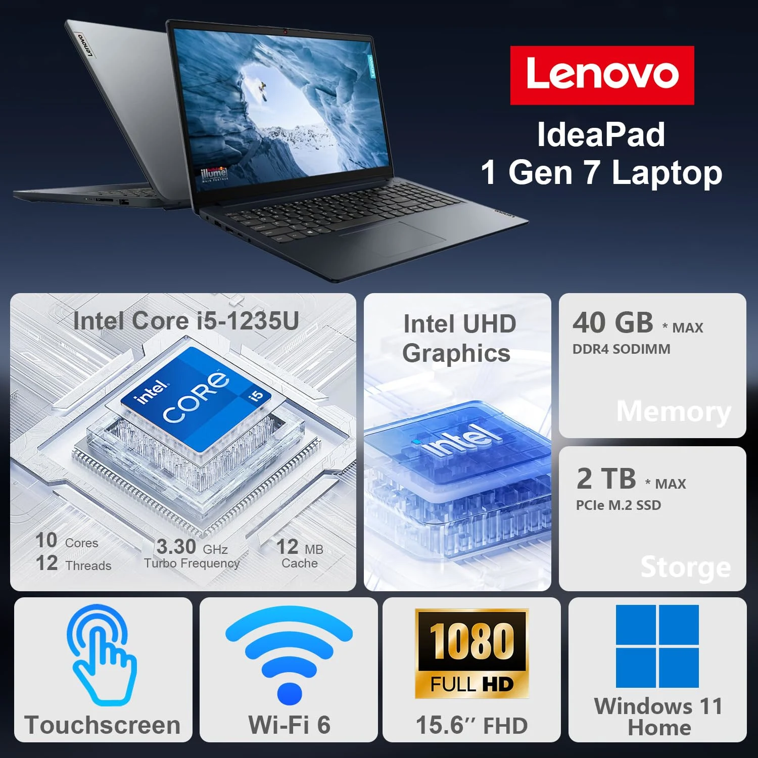 lenovo laptop touch i5 2