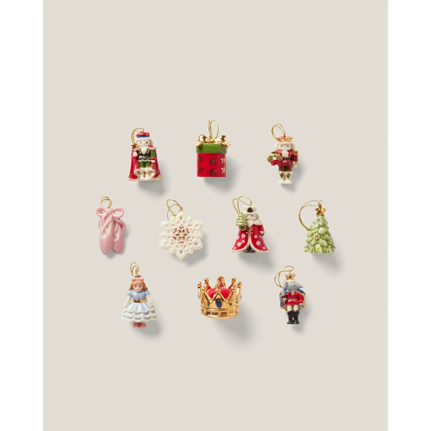 lenox nutcracker ornament set 4