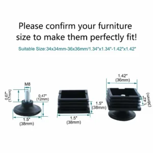 leveling foot tube insert 2