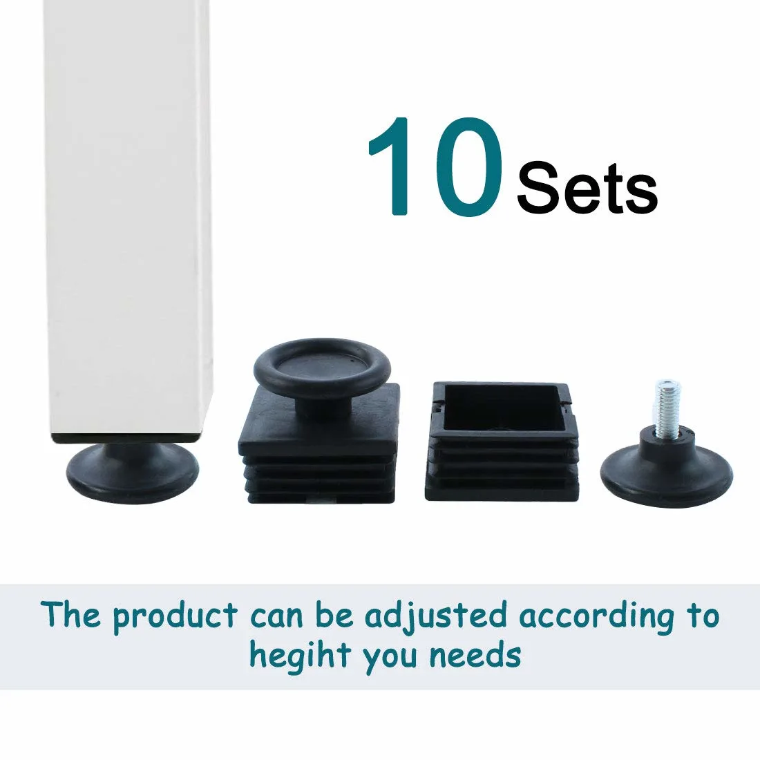 leveling foot tube insert 7